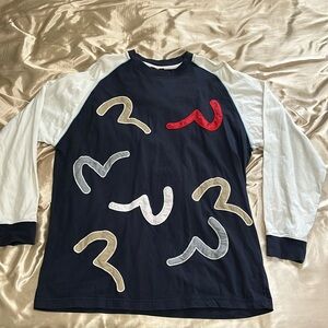 Evisu longsleeve all over print XL
